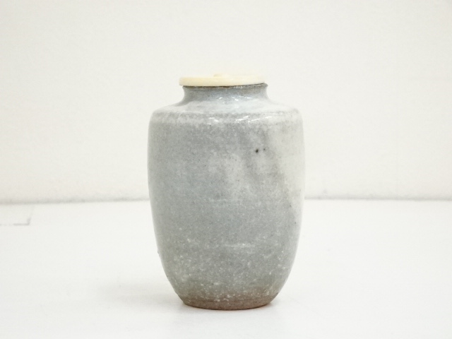 道具 ] - 道具 清水茂生造 粉引茶入（保護箱）□z | ネットショップ圭